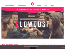 Tablet Screenshot of elowcost.com